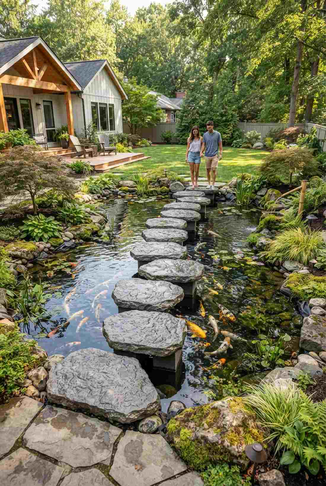 water feature crossing