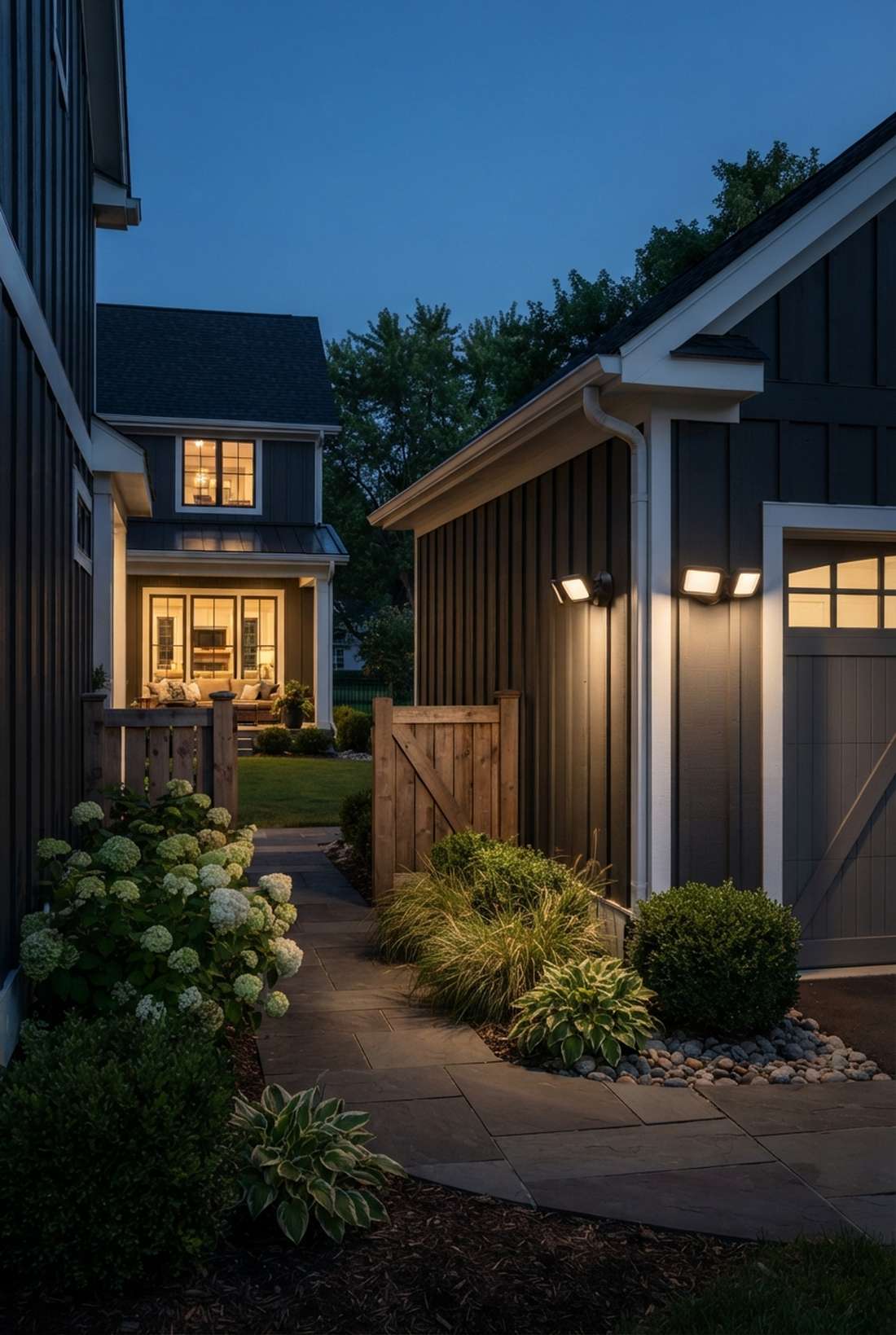 dual brightness security lights
