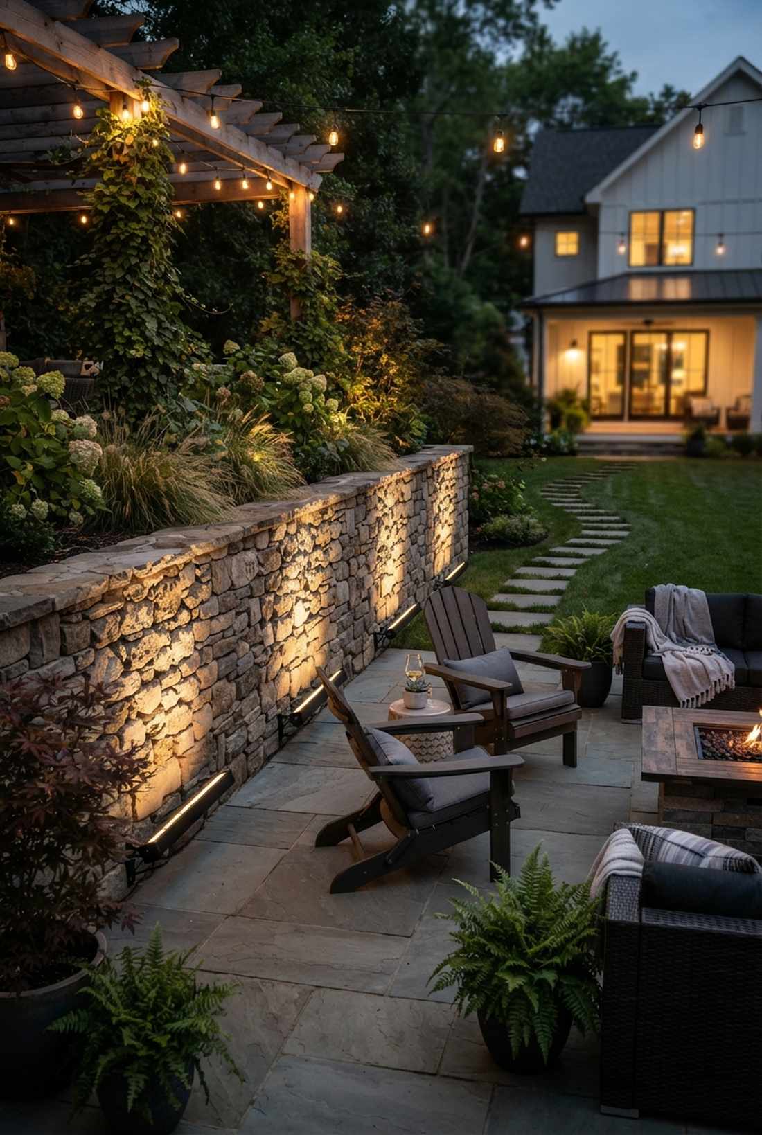 graze lighting for textured walls