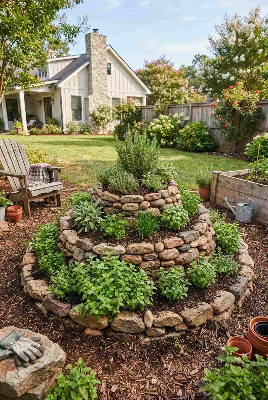 herb spiral