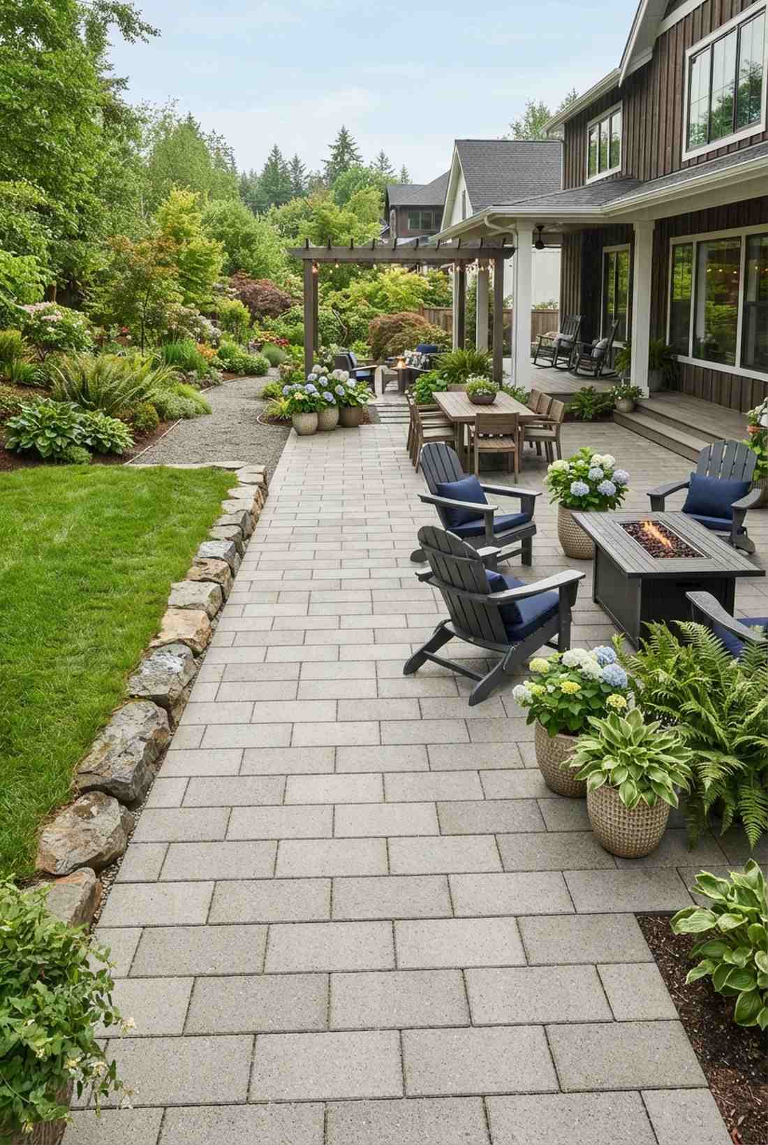 porous paver with sand joints