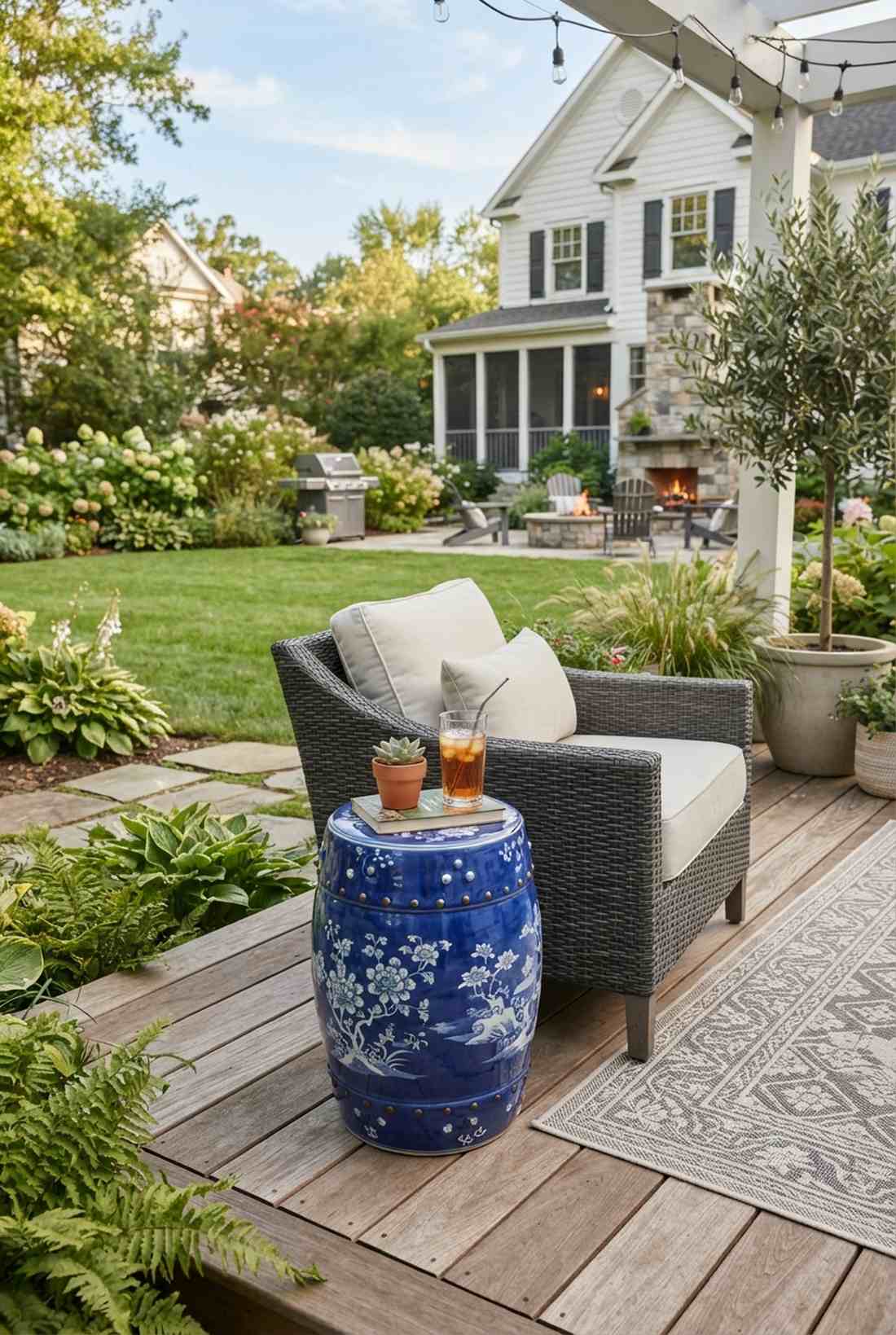 ceramic garden stools