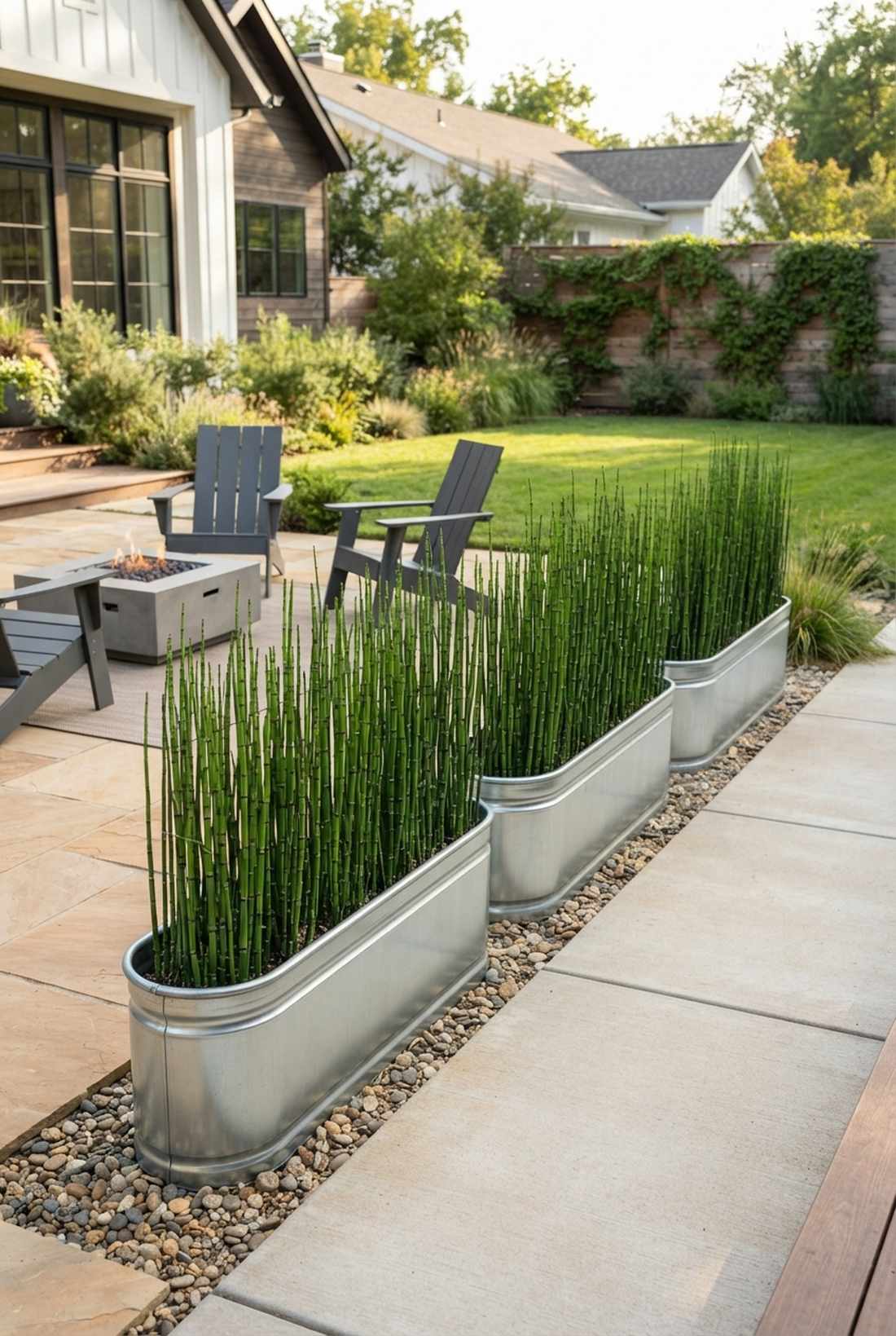 horsetail vertical reeds
