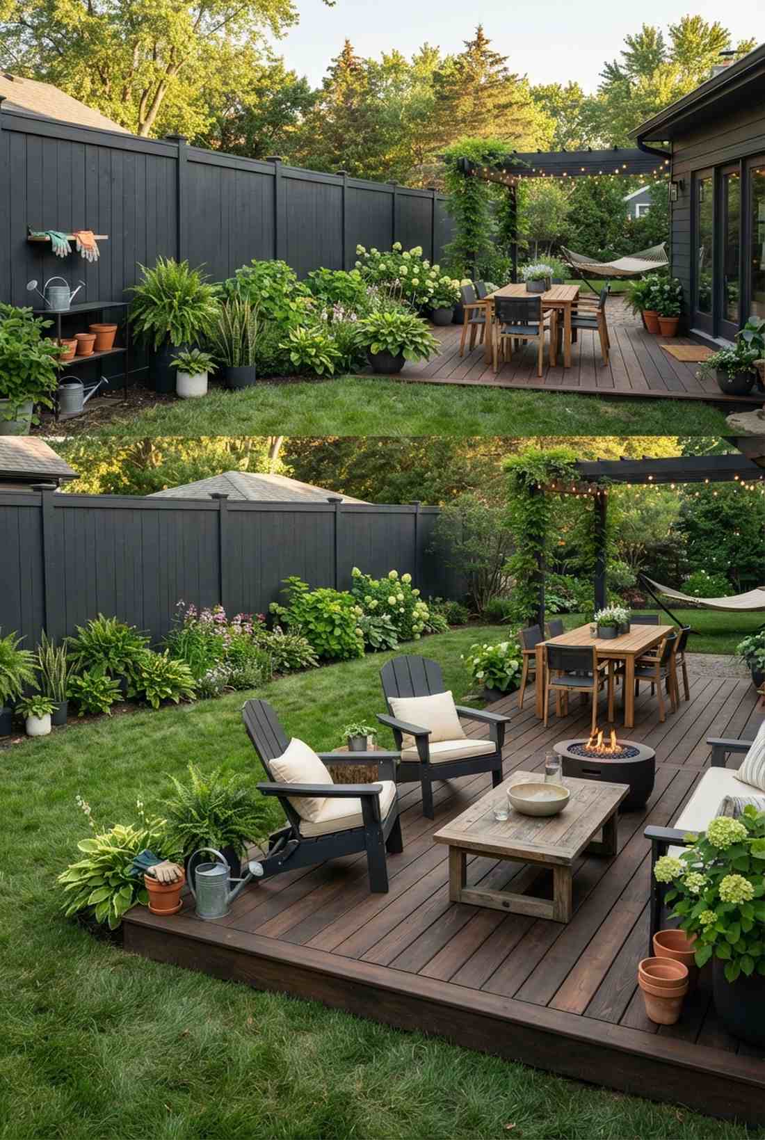 painted fence refresh