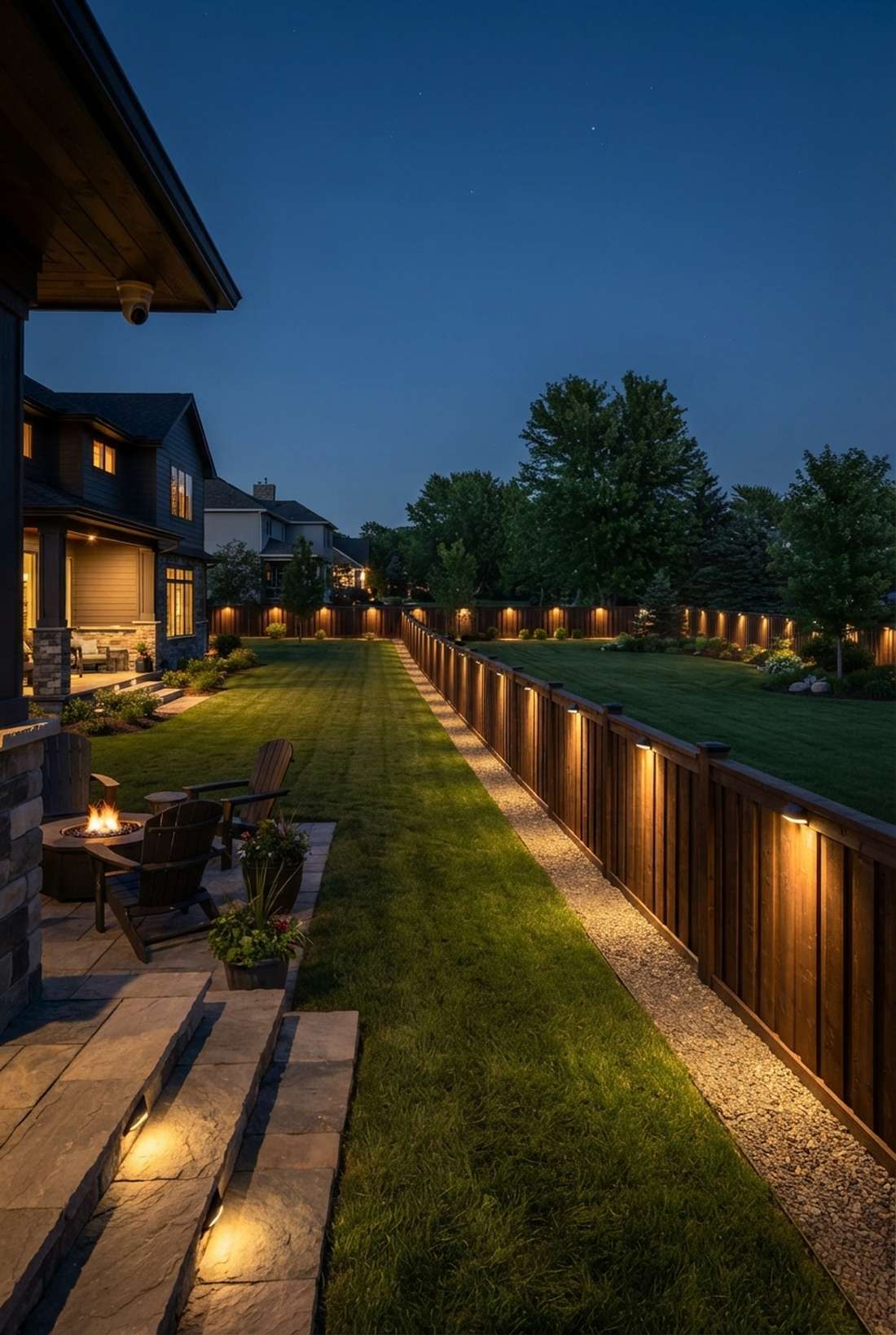 perimeter zone lighting
