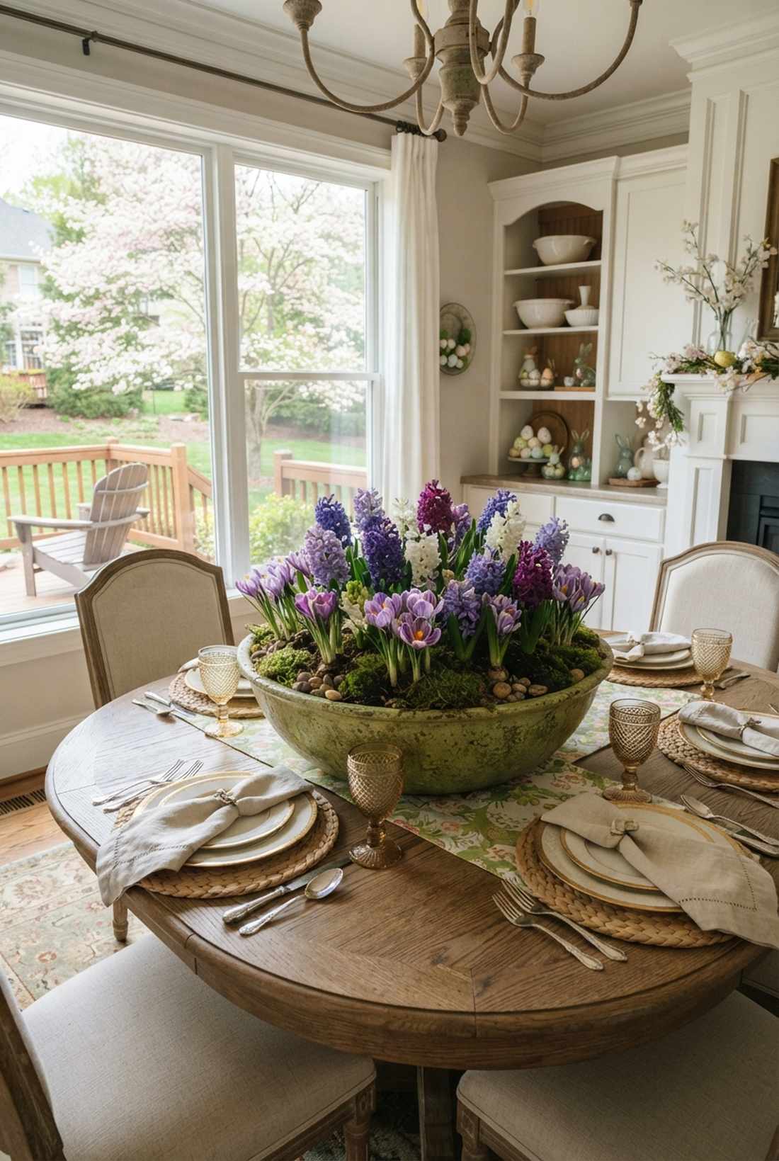 spring bulb garden