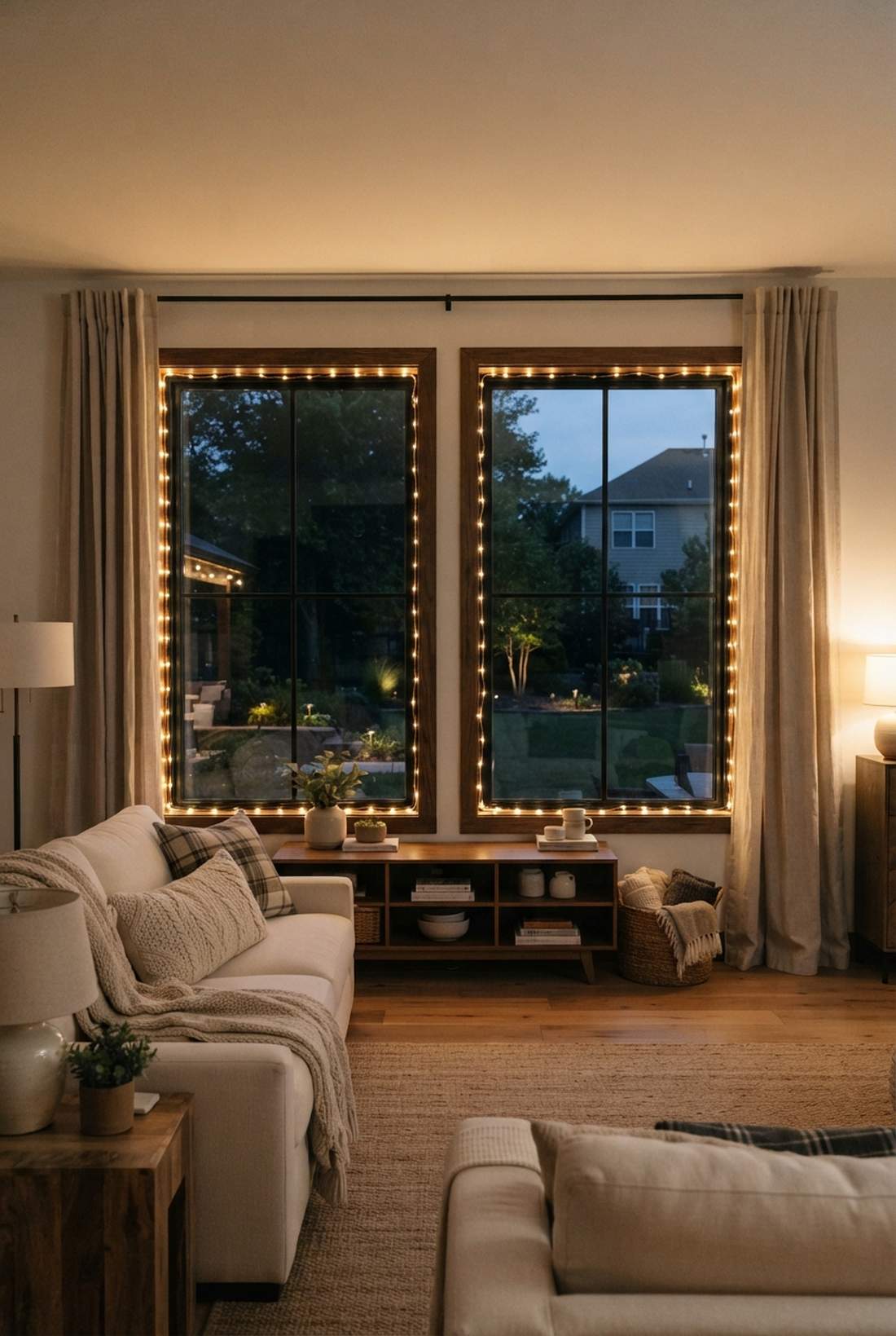 window frame interior border