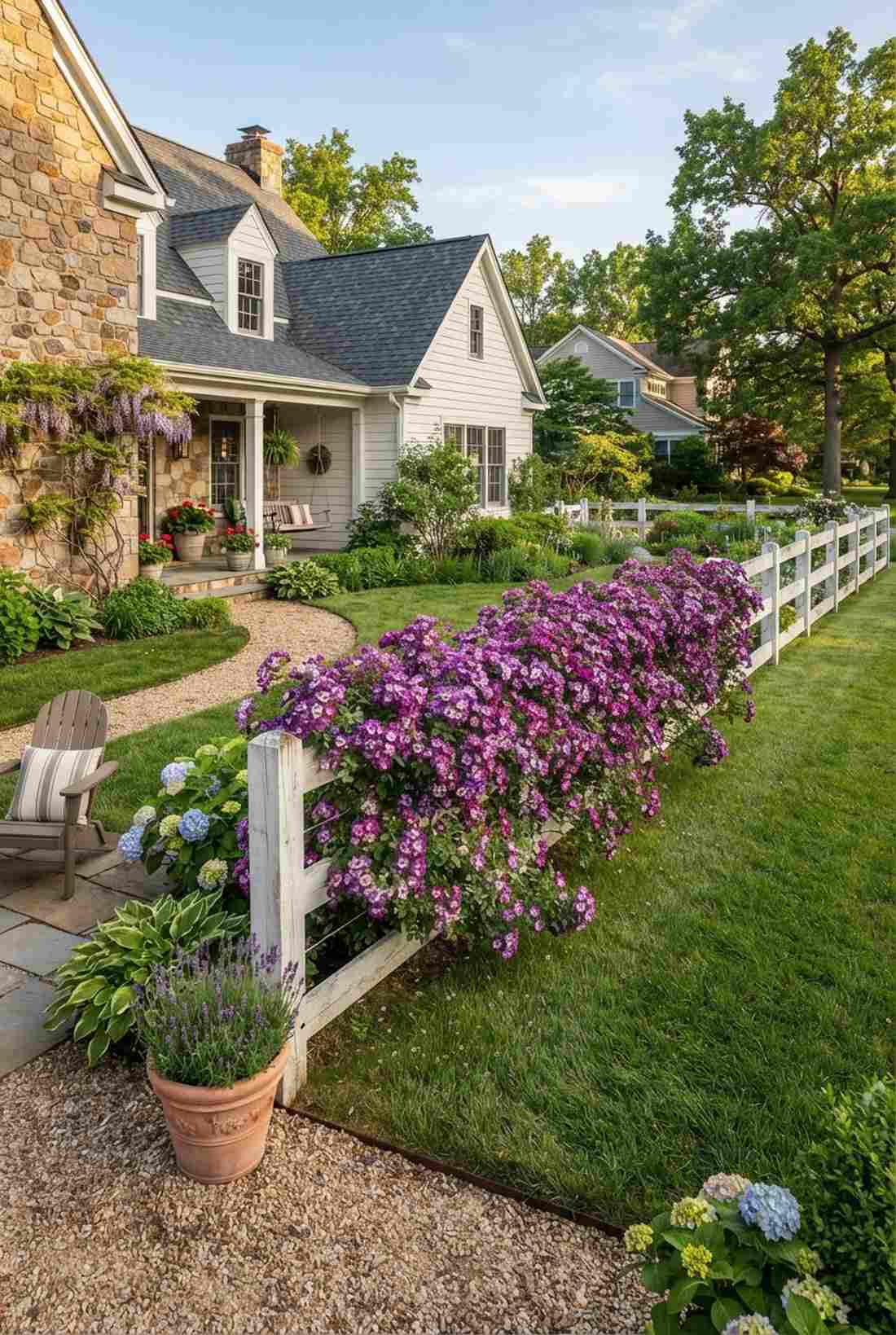 climbing rose purple