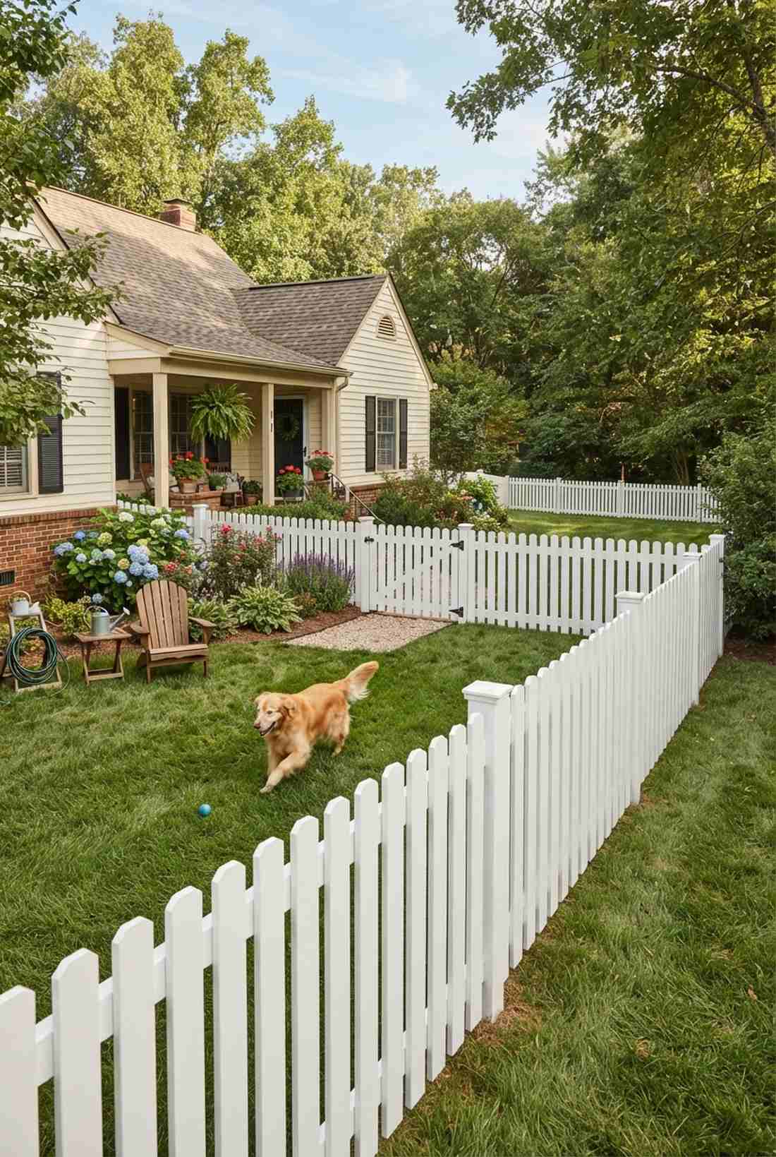 dog ear picket fence