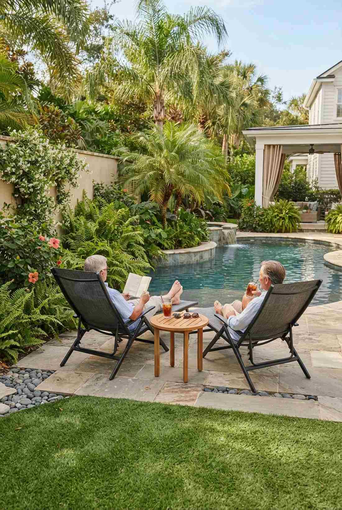 folding sling chairs