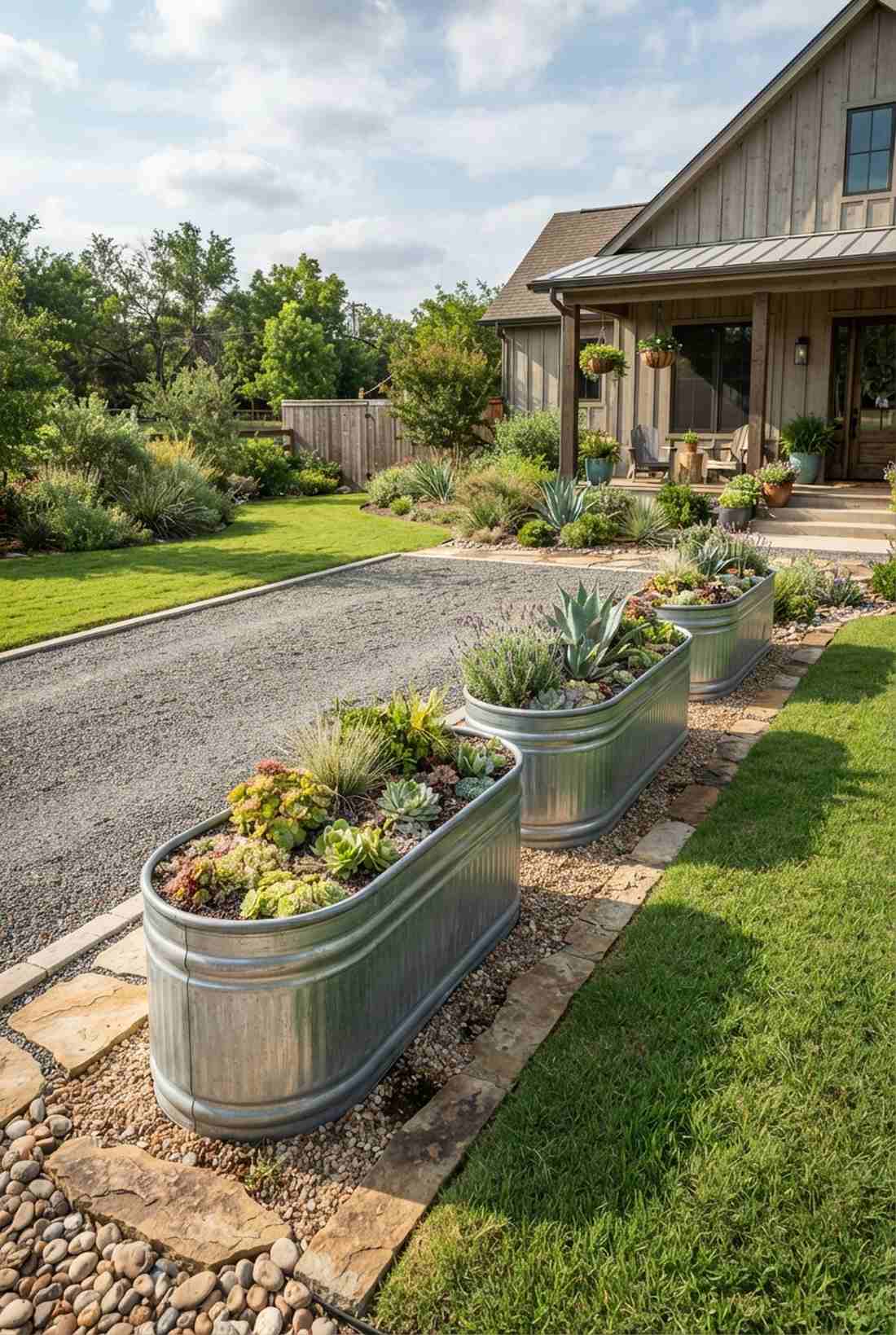 galvanized trough alpine collection