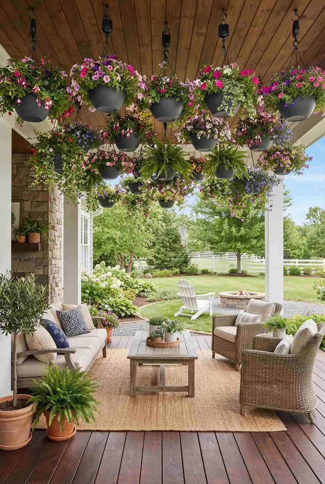 hanging ceiling hook gardens