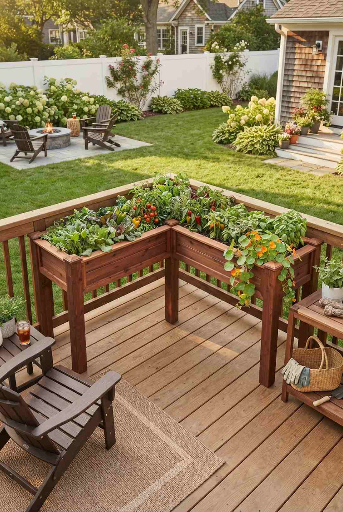 l shaped corner standing bed
