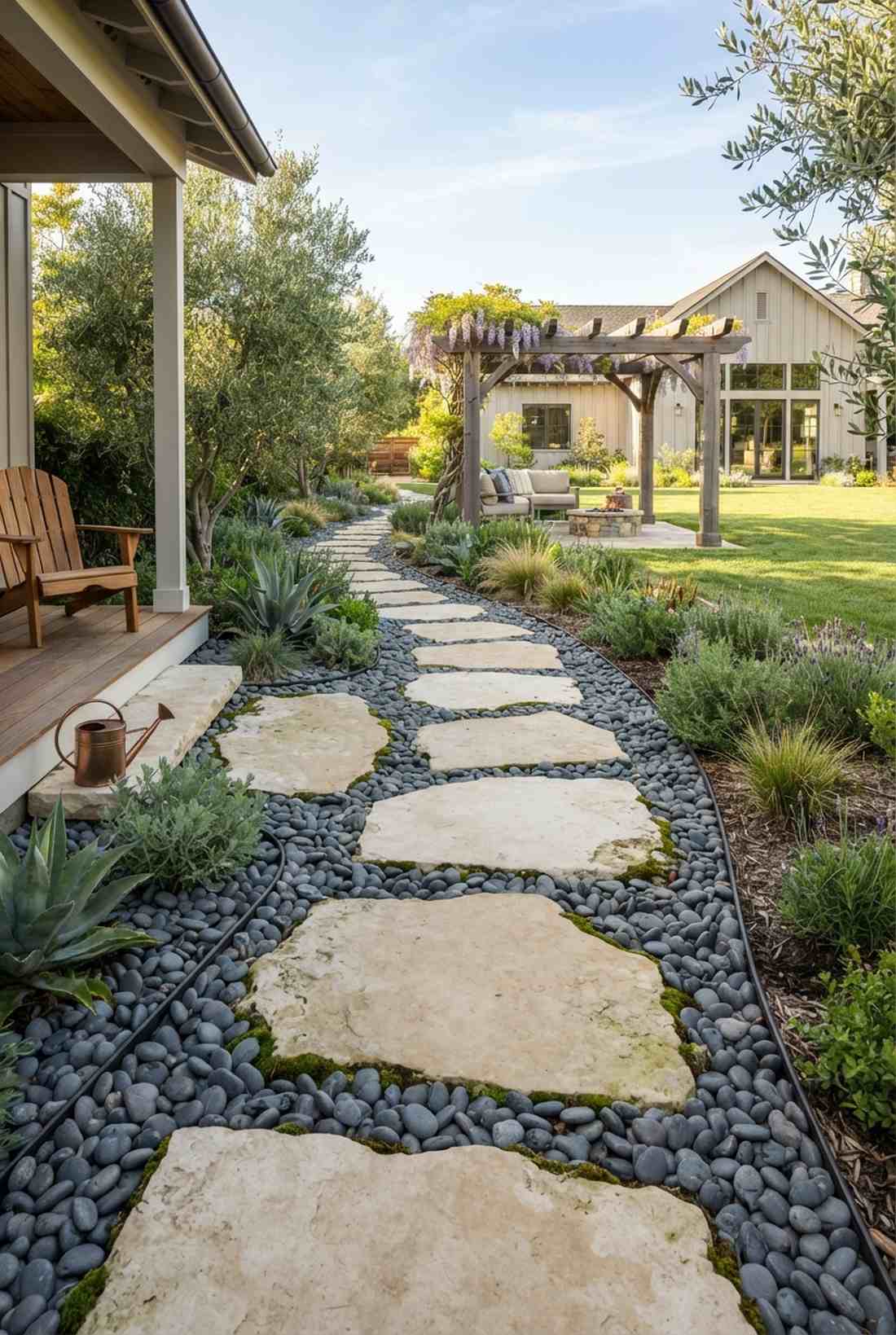 mexican beach pebbles with limestone platforms