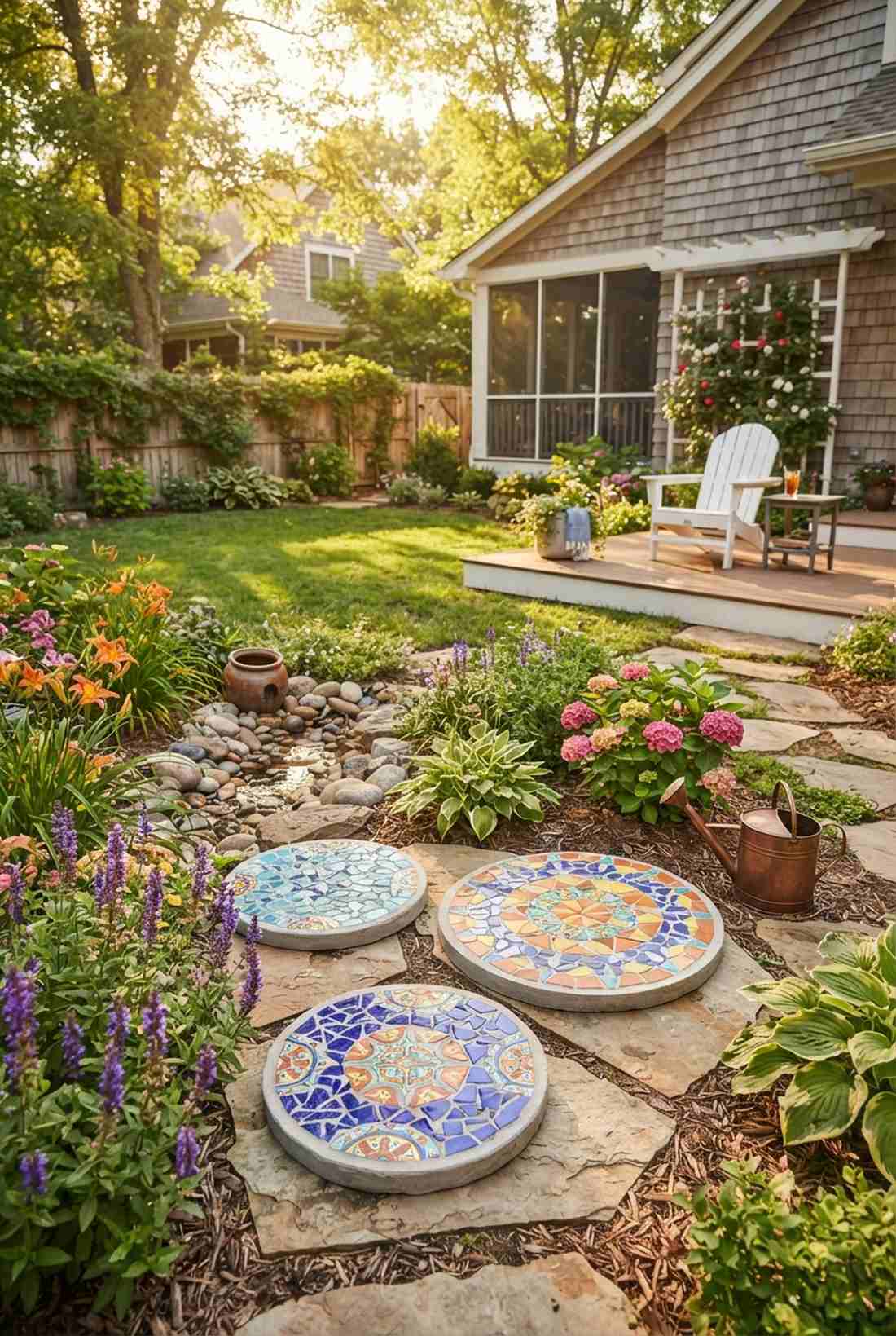 mosaic pattern circles
