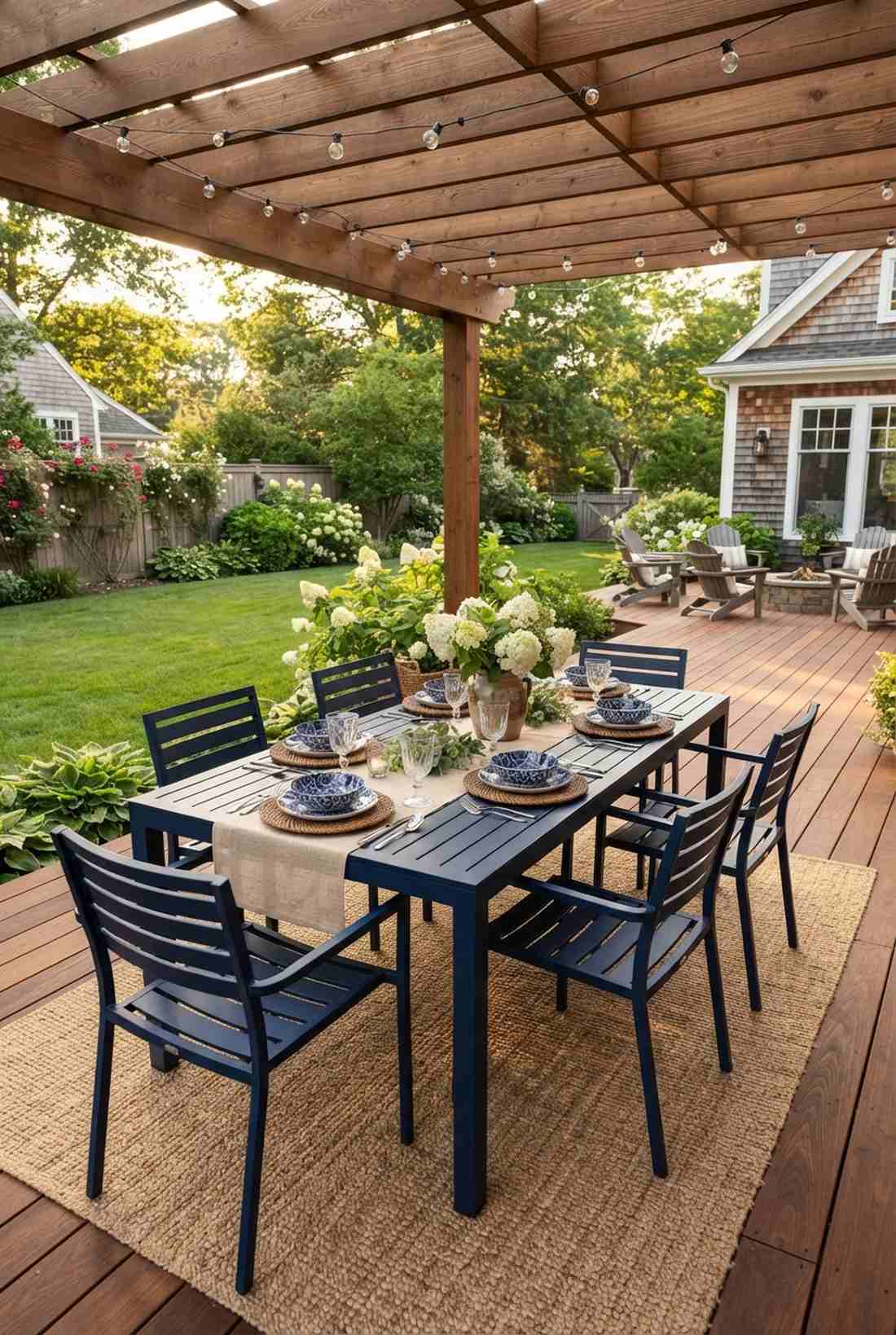 navy dining sets