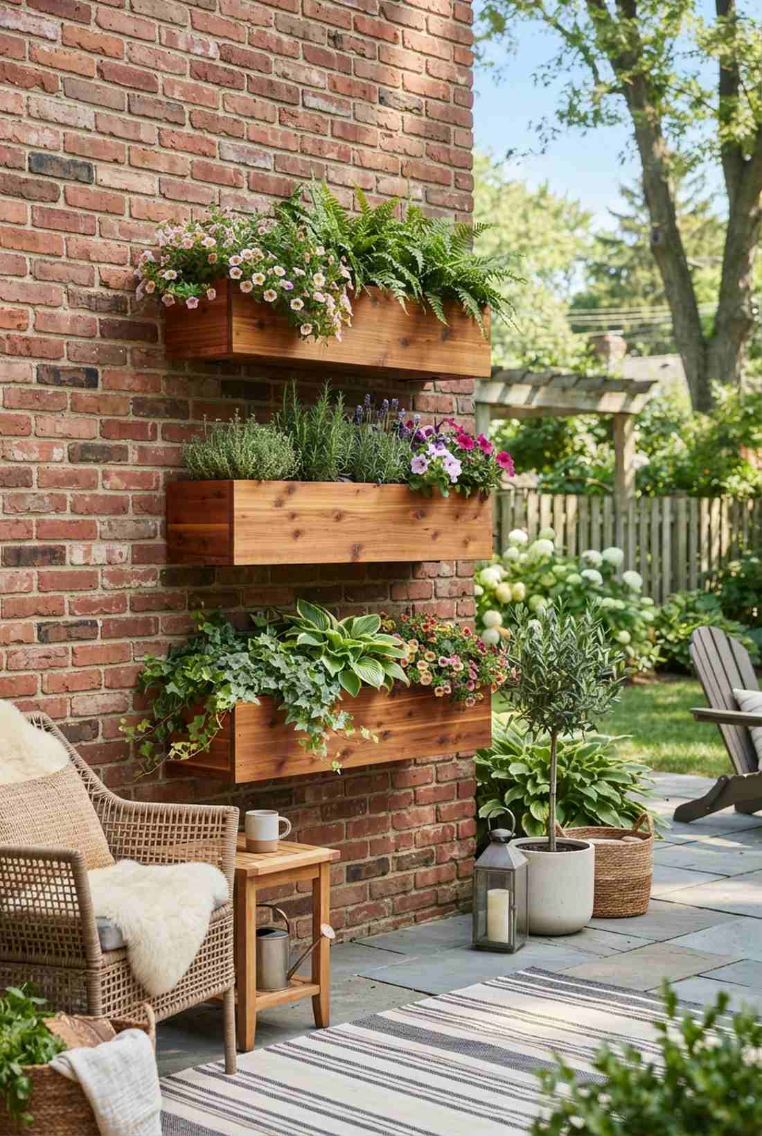 railing mounted planter systems