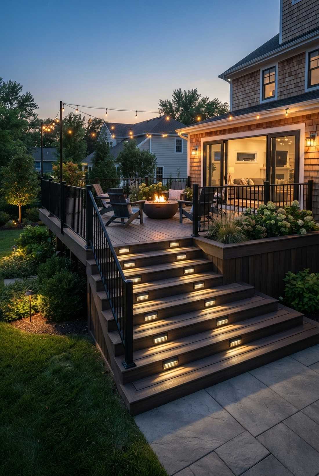 recessed step lights