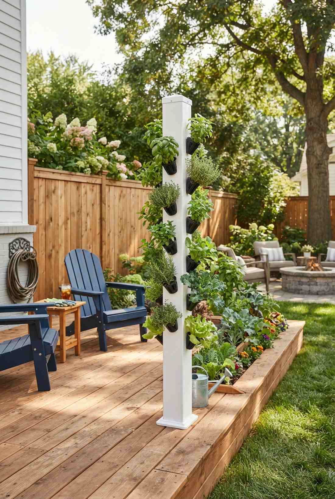 wooden a frame tower trellis