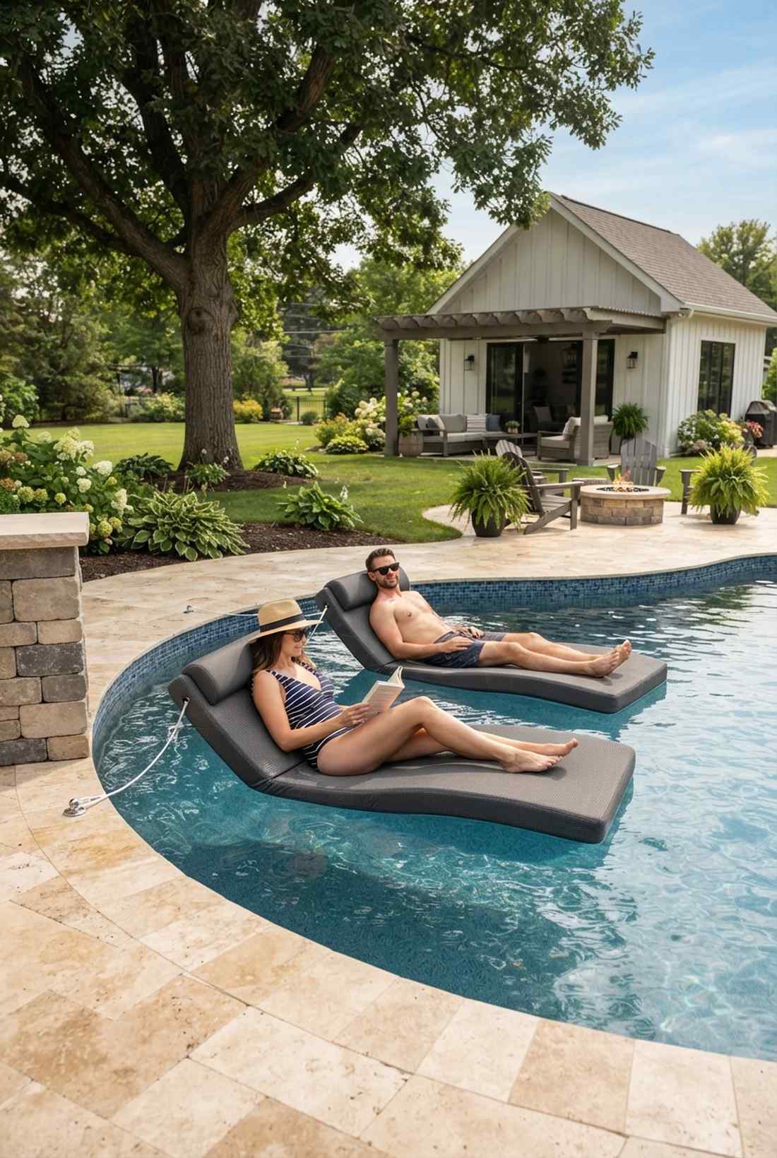 floating water loungers