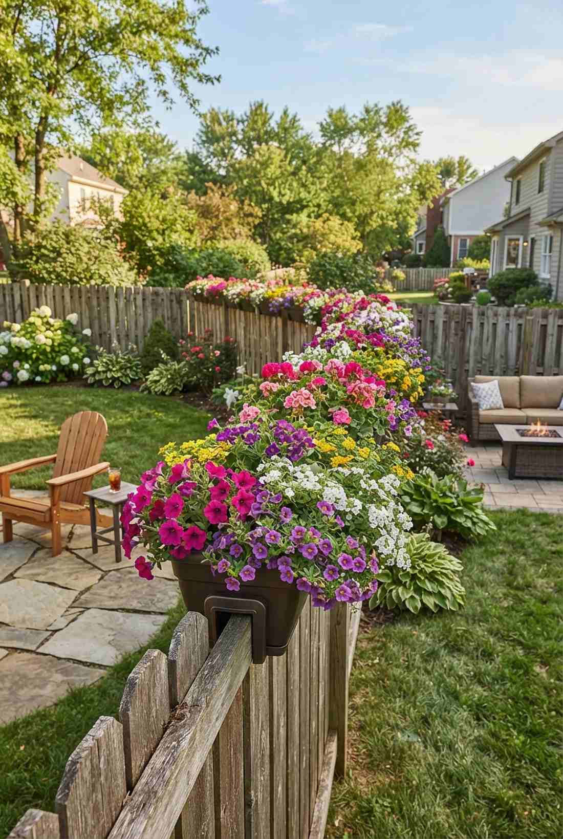 balcony rail gardens
