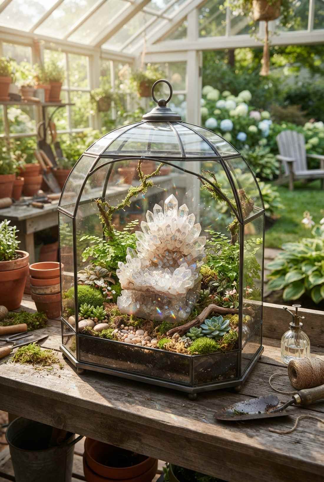 crystal cluster throne