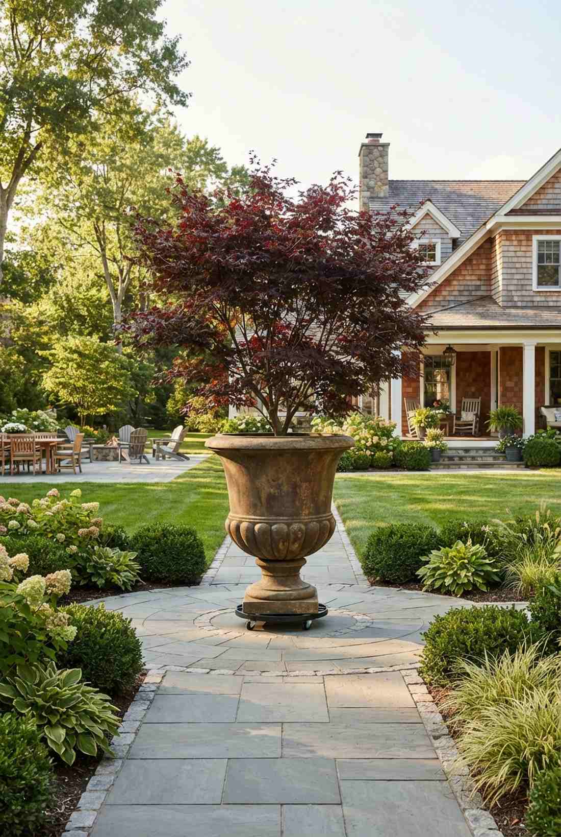 oversized statement urns