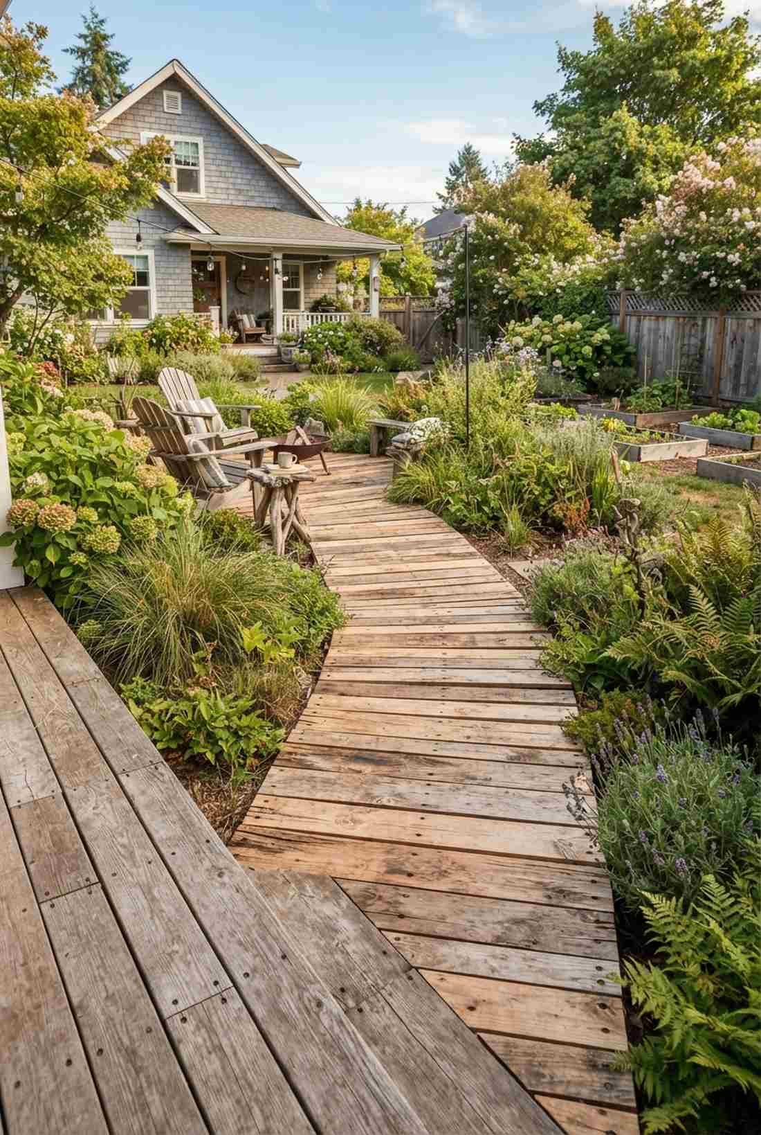 repurposed pallet planks