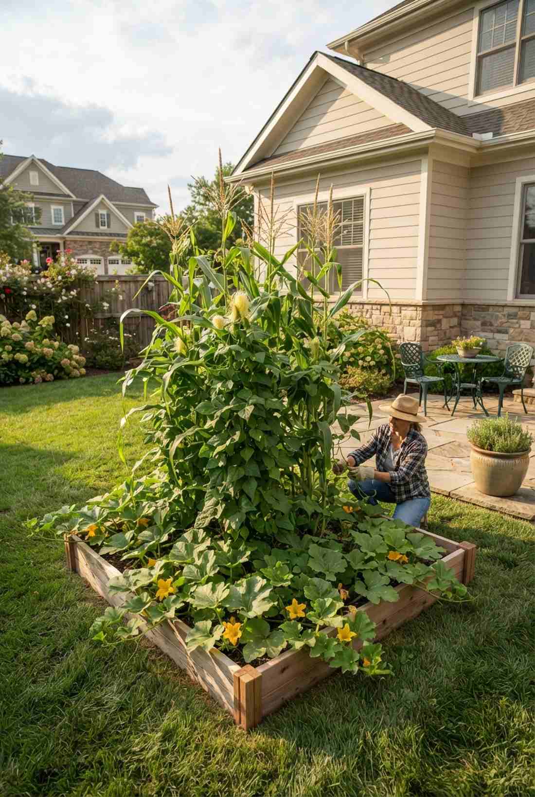 vertical layer companion planting