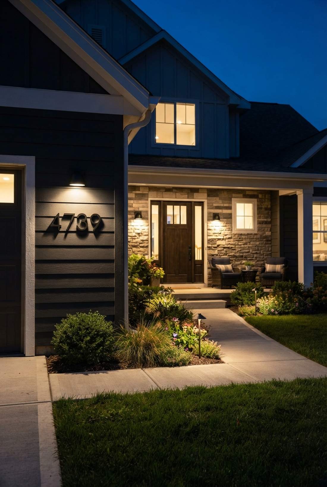 address number illumination
