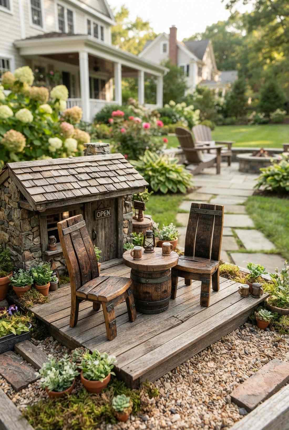 barrel stave chair