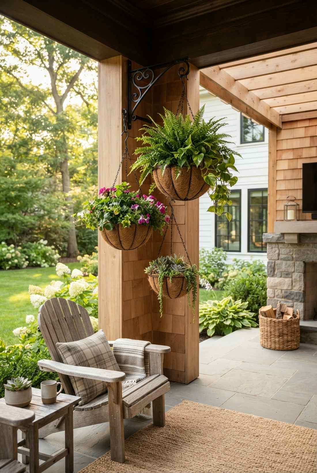 corner hanging clusters