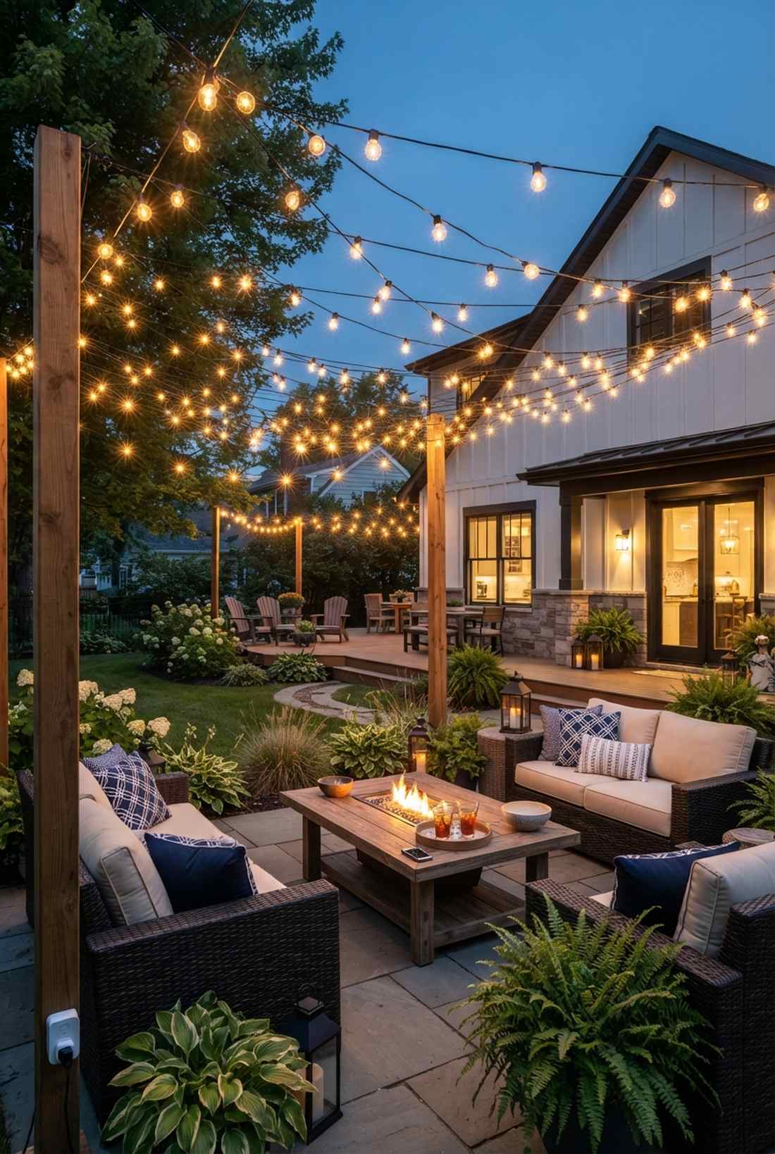diy string lighting