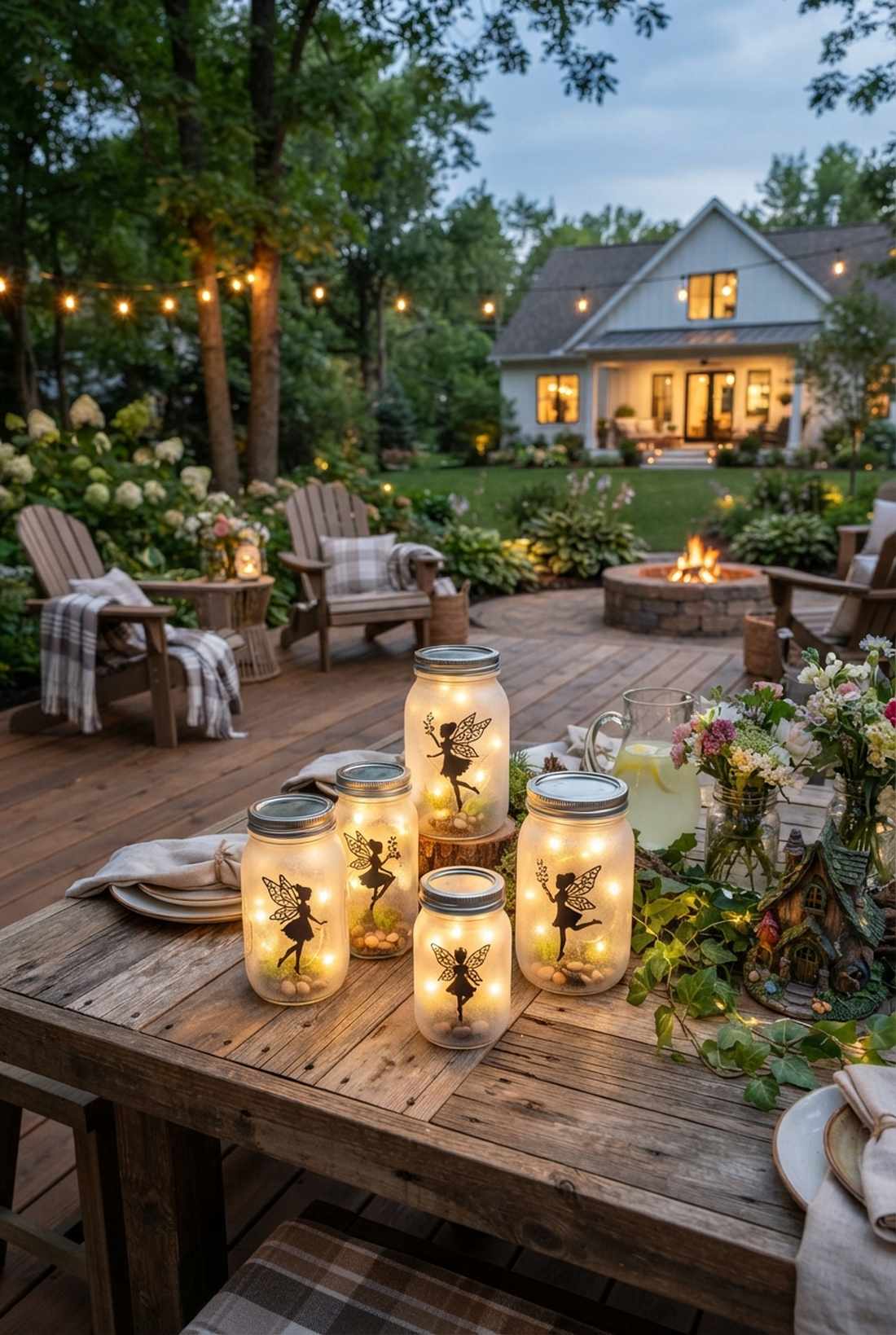 fairy silhouette shadow lanterns