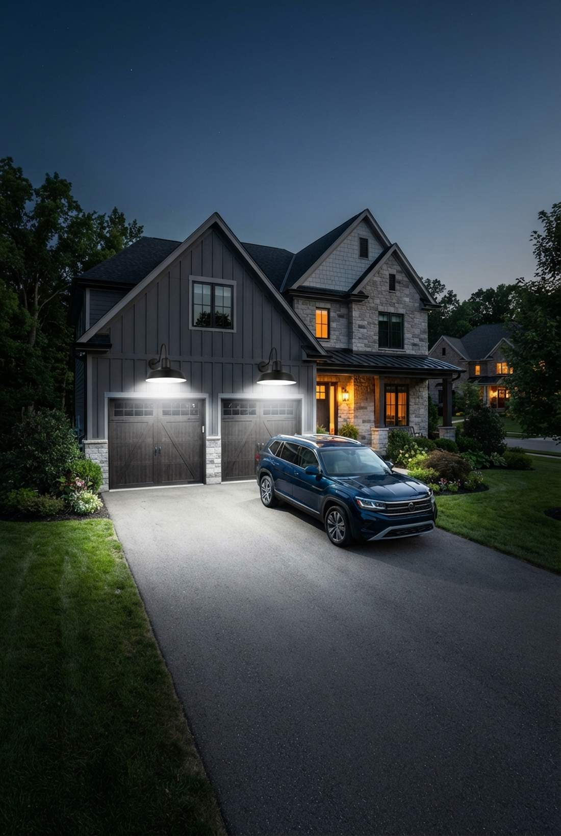 garage area security lighting
