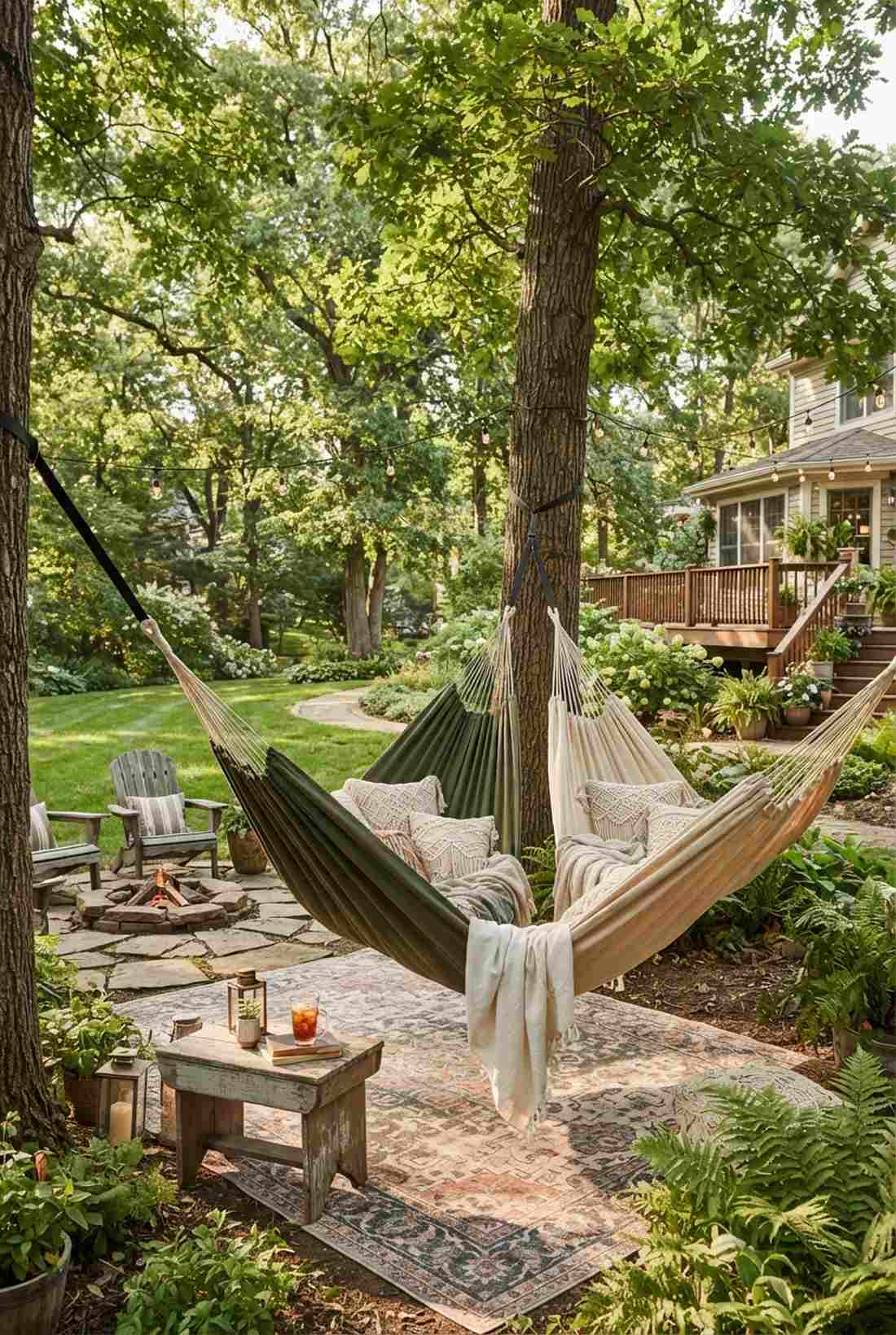 hammock lounge areas