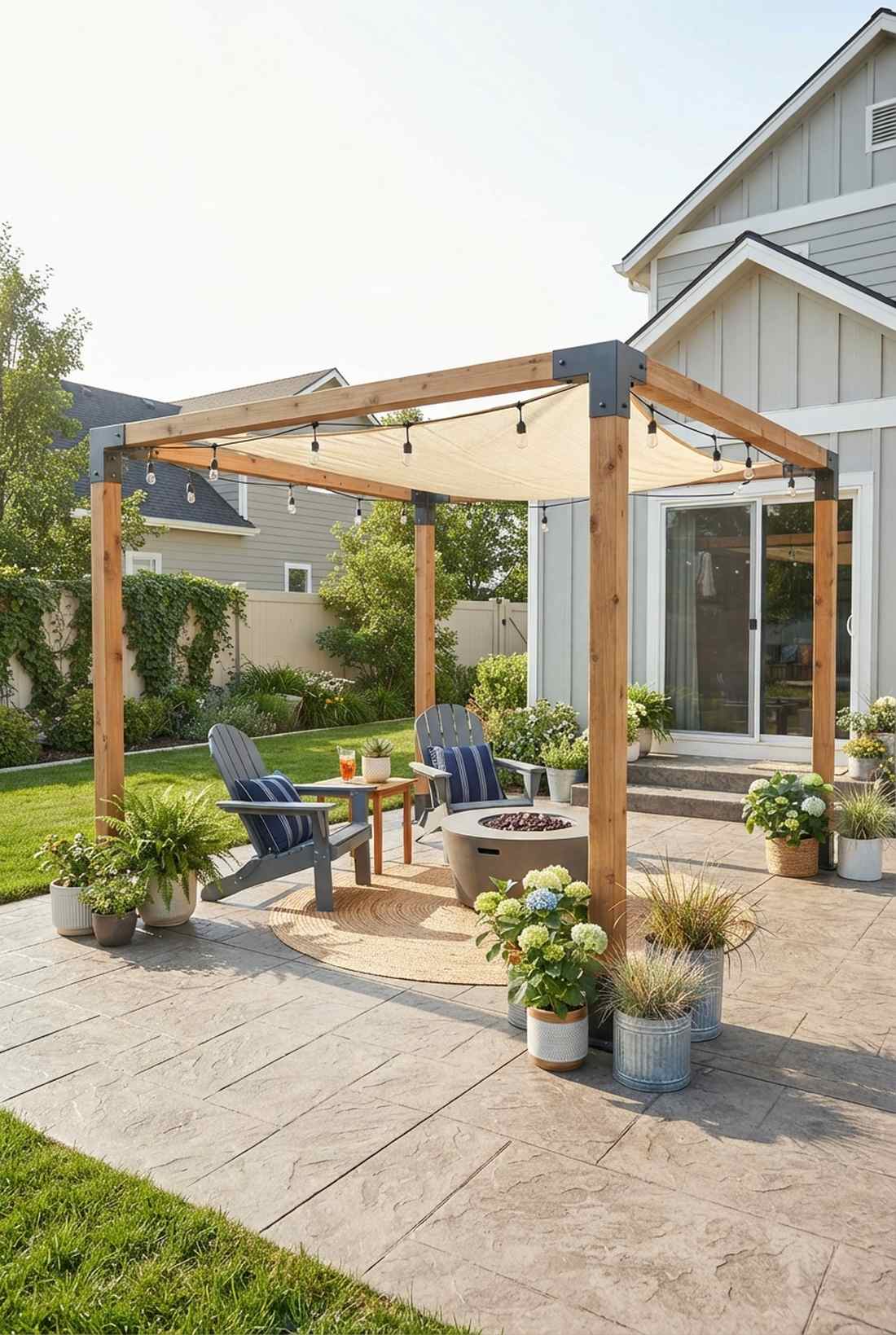 modular expandable pergola system