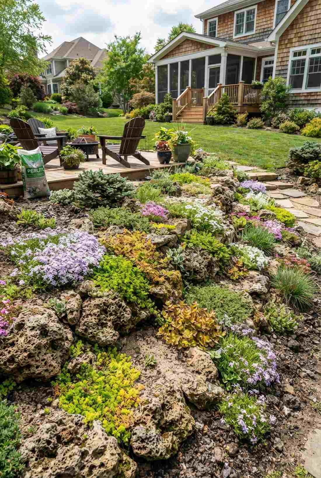 rock garden alpine plants