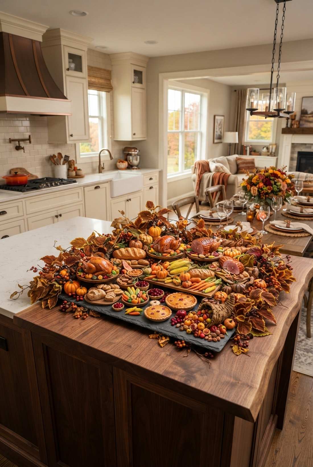 thanksgiving harvest table