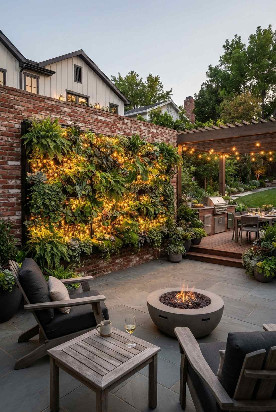 living wall integration
