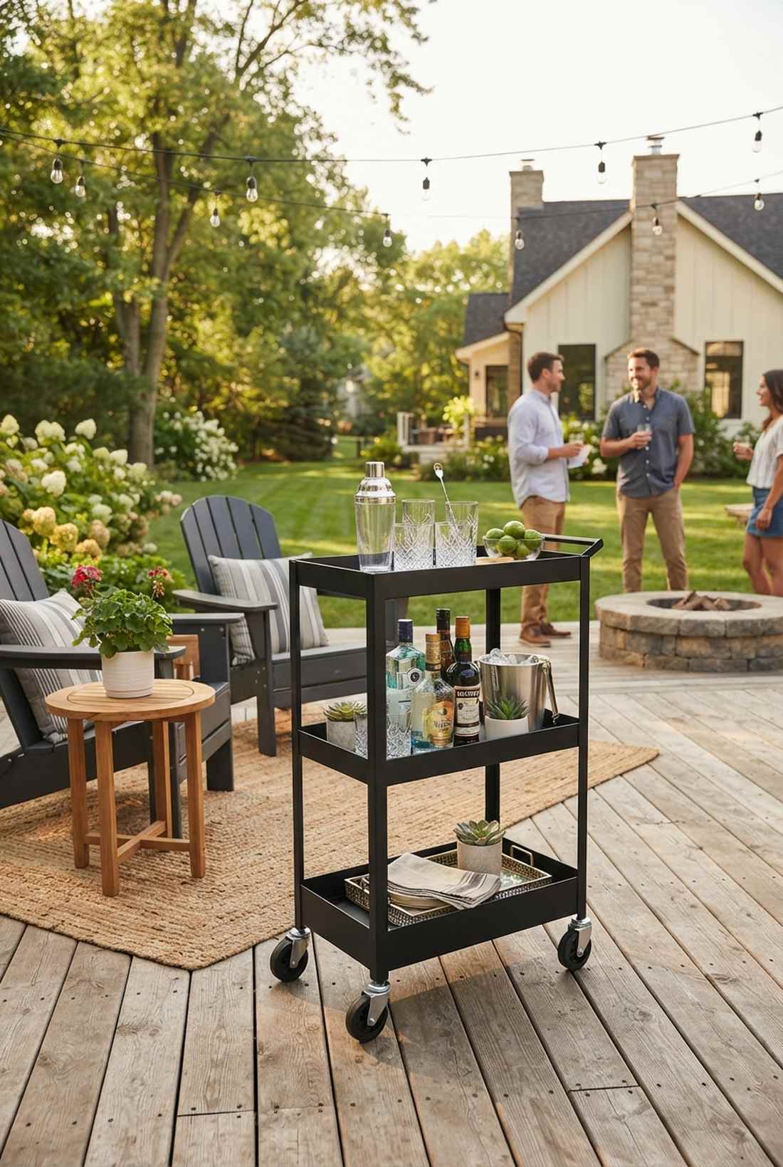 vertical bar cart