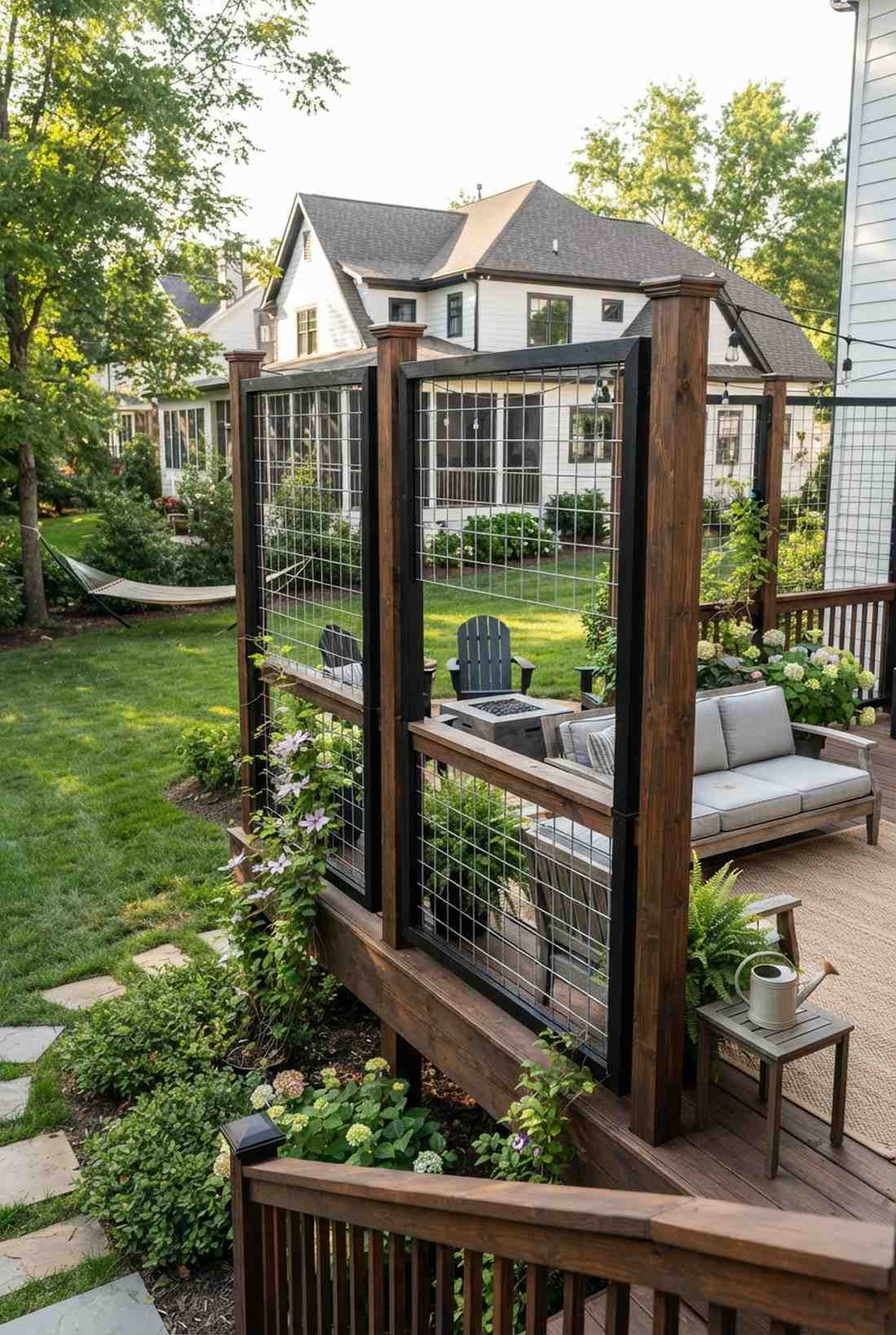 wire fencing leftover panels