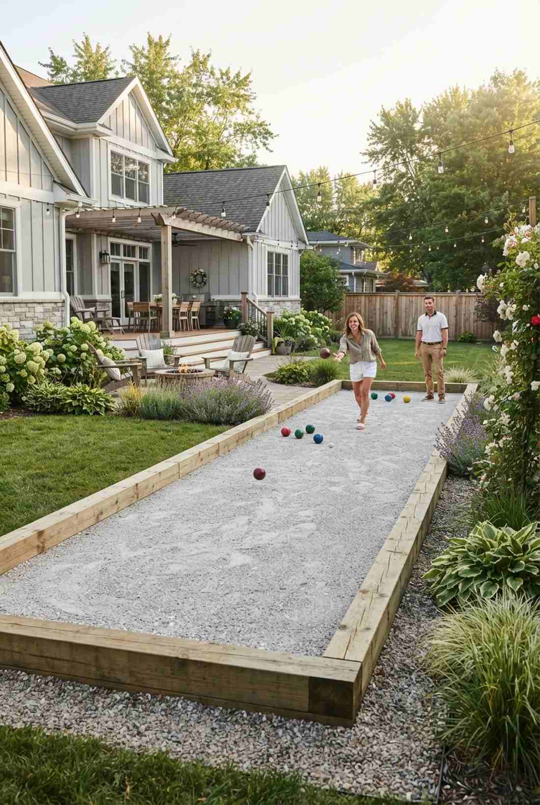 bocce ball courts