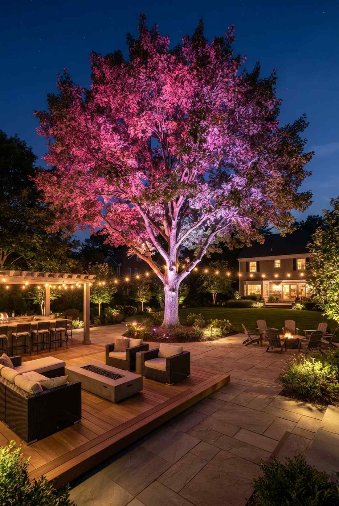 color changing seasonal accent lighting