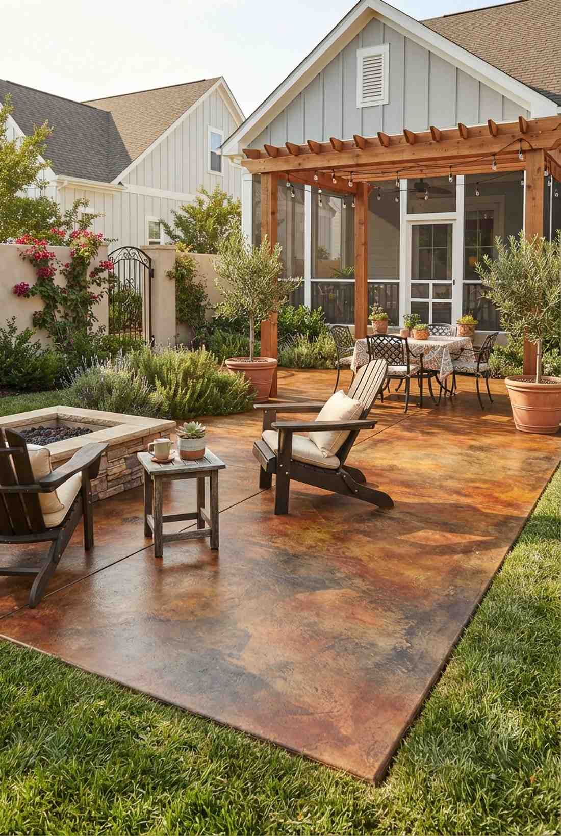 colored concrete stain