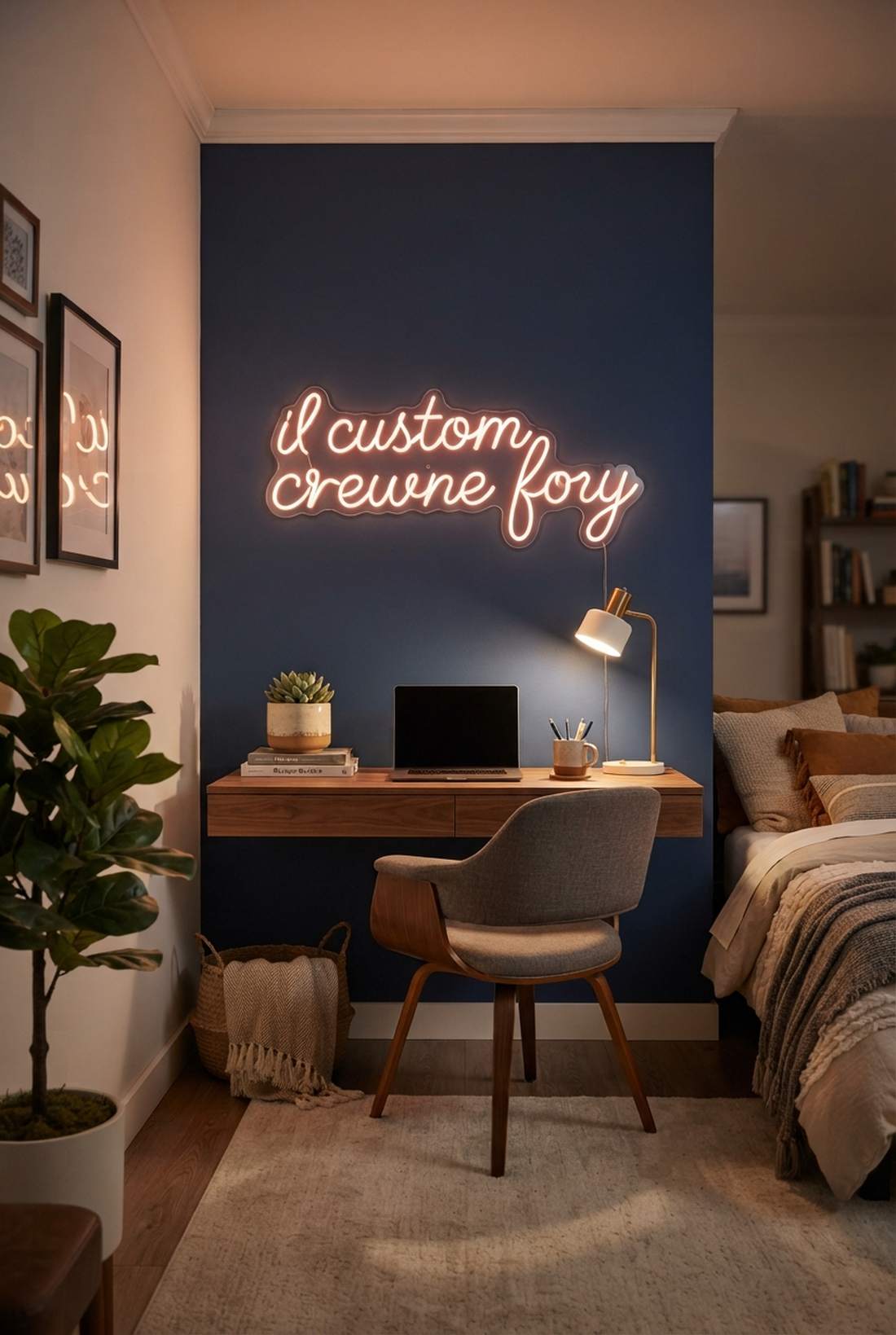 diy light up word signs