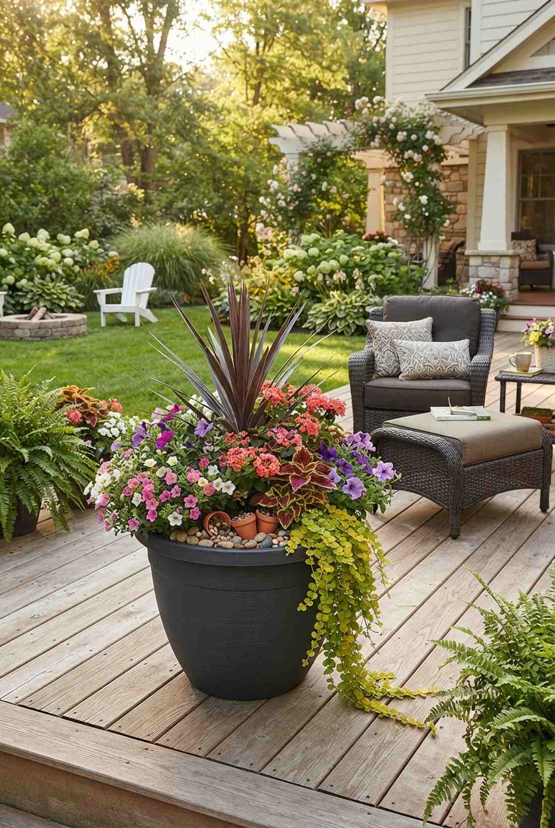 mixed container gardens