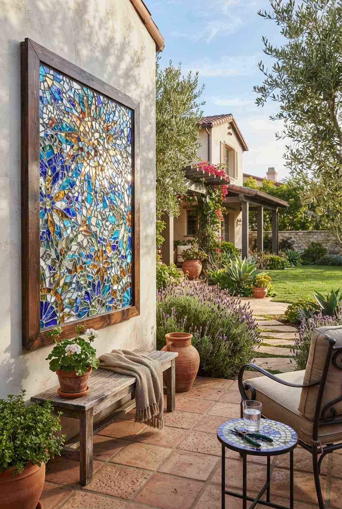 mosaic tile accent