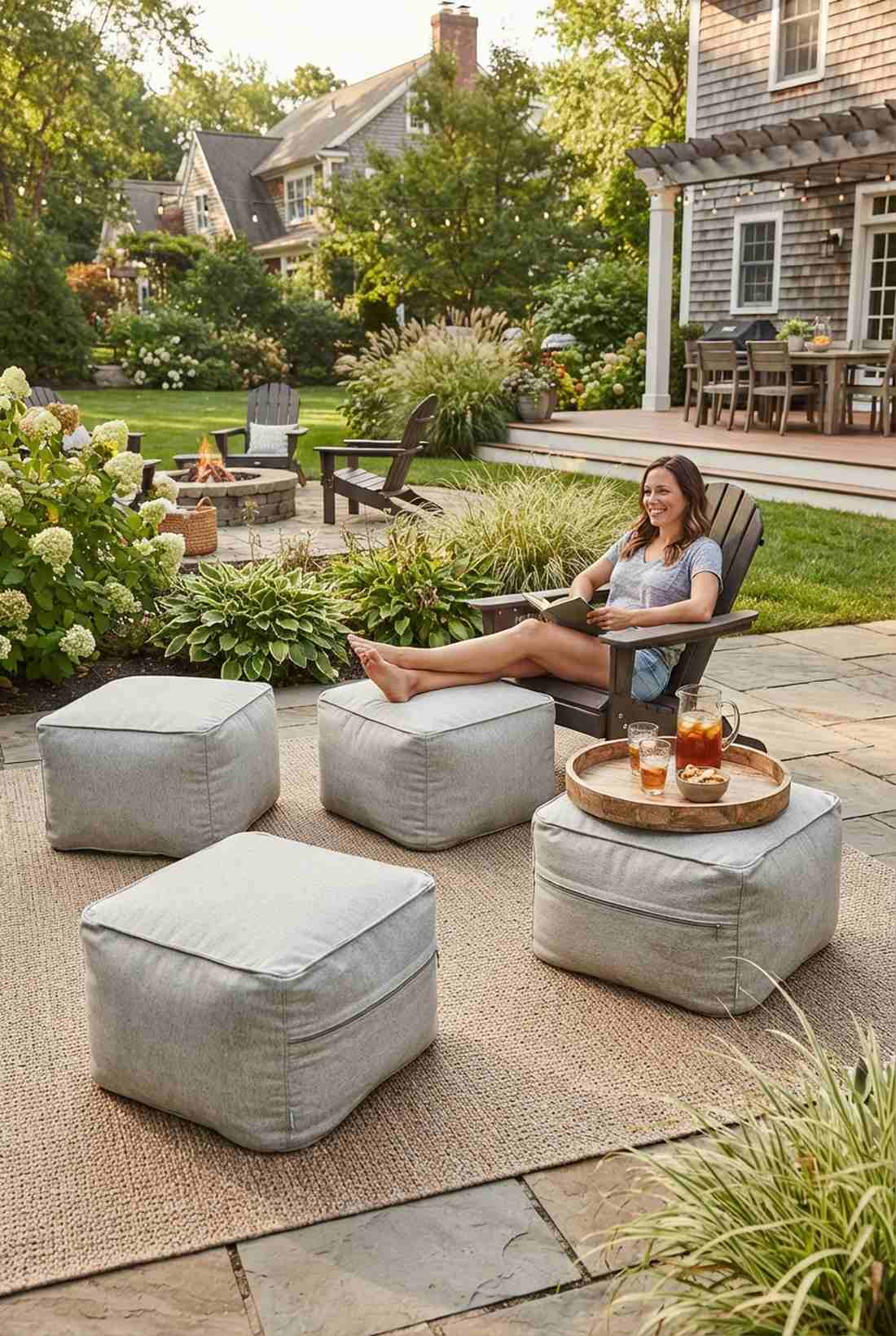 outdoor ottoman collection