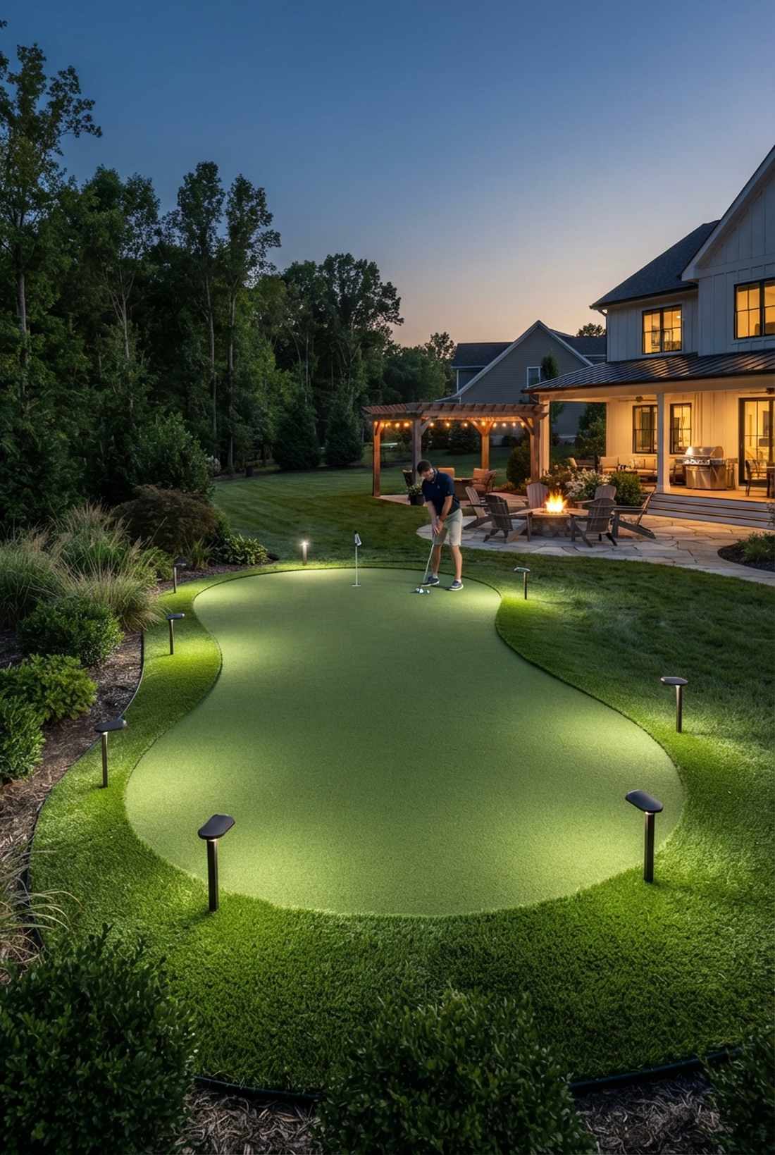putting green lights